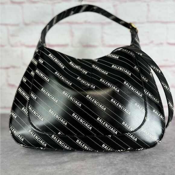 Gucci x Balenciaga Jackie 1961 Clip Black Hobo Bag NWT 636712 $3200 - Picture 4 of 16